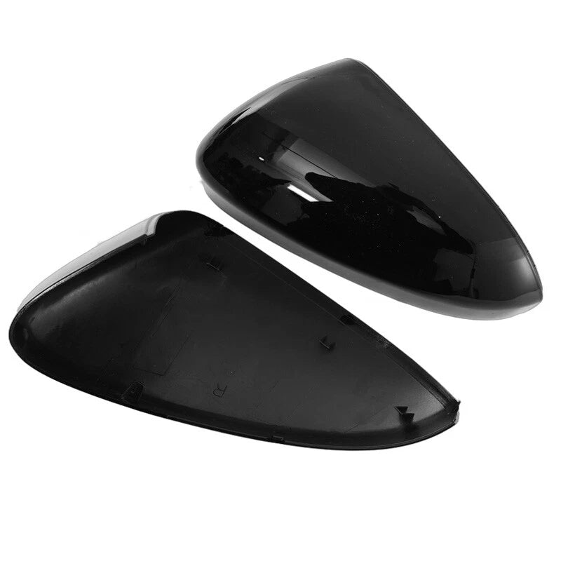2 x Side View Mirror Cover Caps for Ford Fusion (2013-2019) Gloss Black