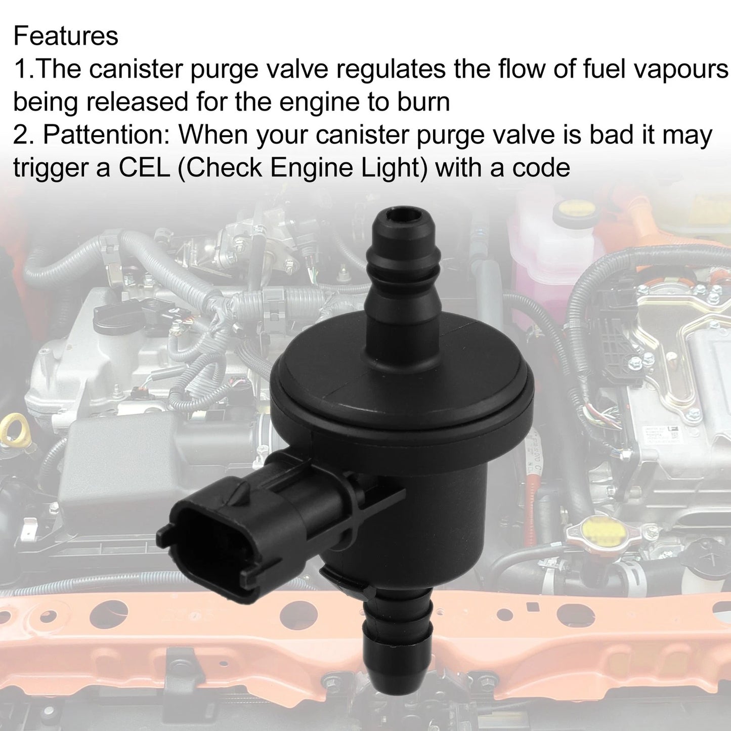 Vacuum Solenoid Purge Valve for Ford Focus, Escape (2012-2018)