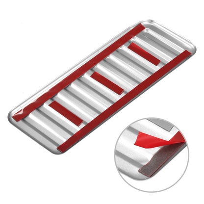 Aluminium Alloy Left Foot Rest Pedal for Ford Mustang (2015-2020) Silver Tone