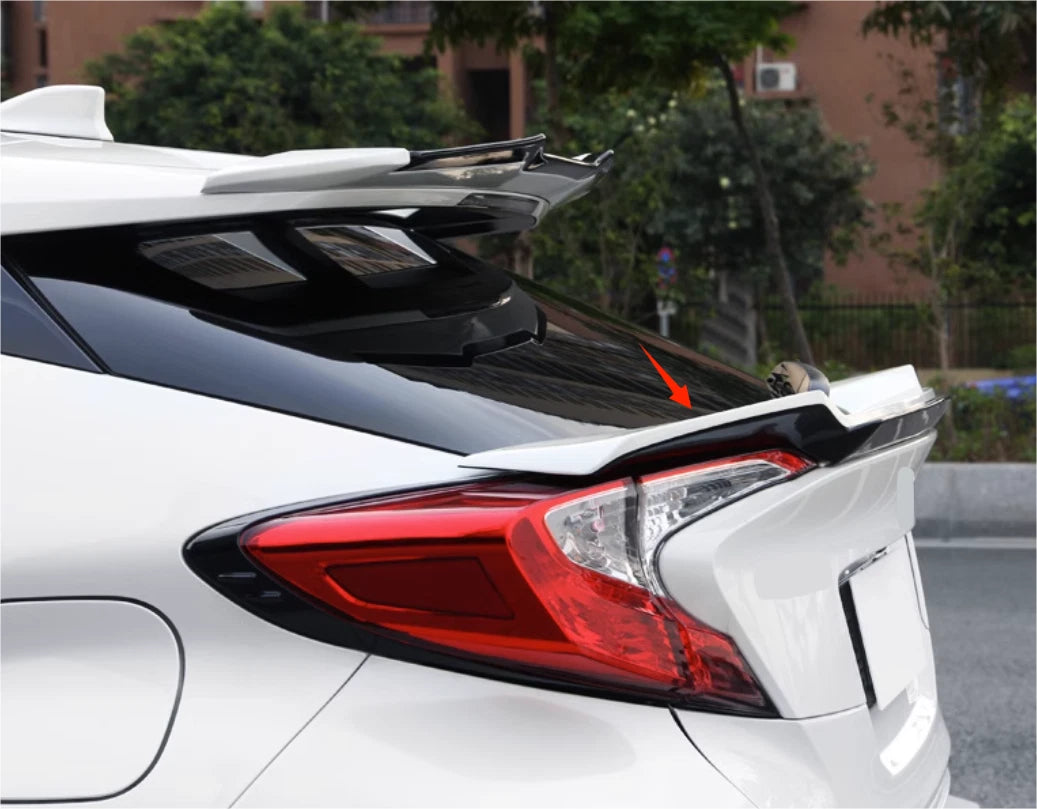 ABS Rear Boot Spoiler Wing Lip Unpainted for Toyota C-HR (2016-2019)