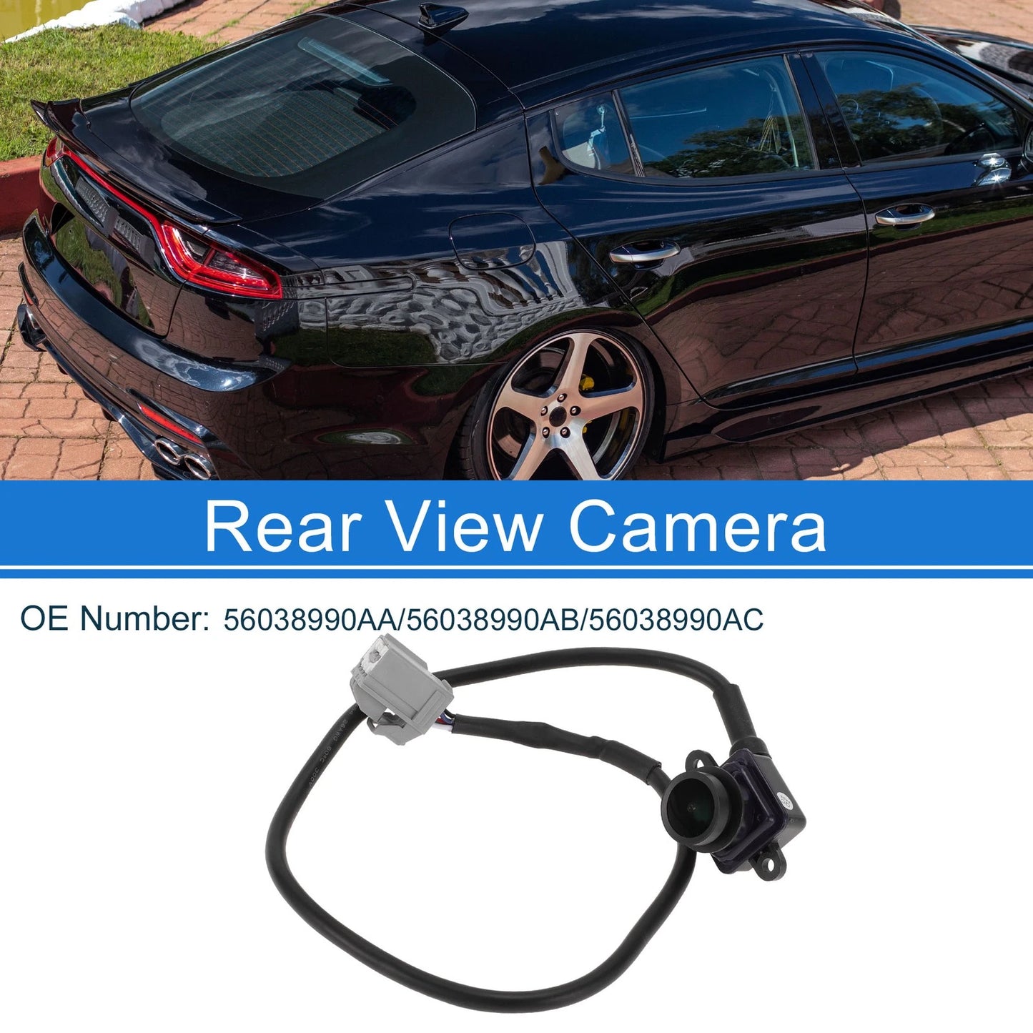 Rear View Camera 120-180 Degree for Dodge Dart (2013-2016)