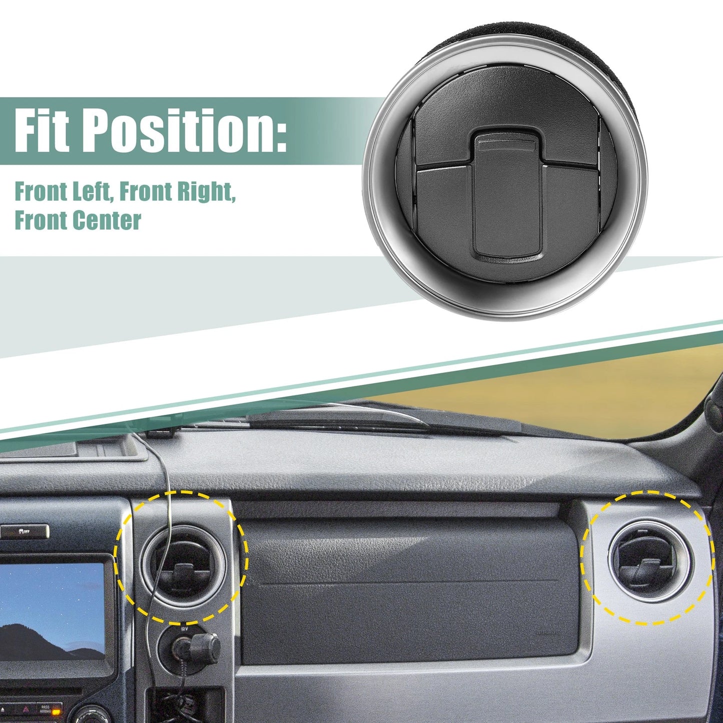 Front AC Heater Air Vent for Ford F-150 (2012-2014)