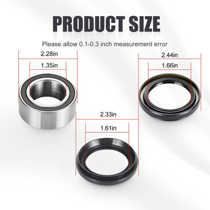 Rear Wheel Bearings & Seals Kit for Honda Rincon (2003–2005)