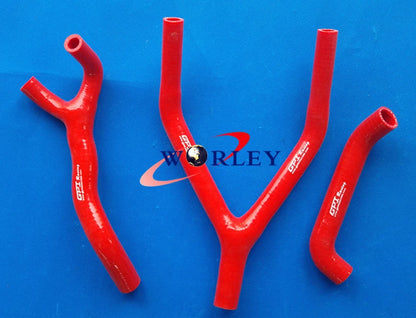 Silicone Radiator Hose for Yamaha YZ125 1983-1985 ( Red)