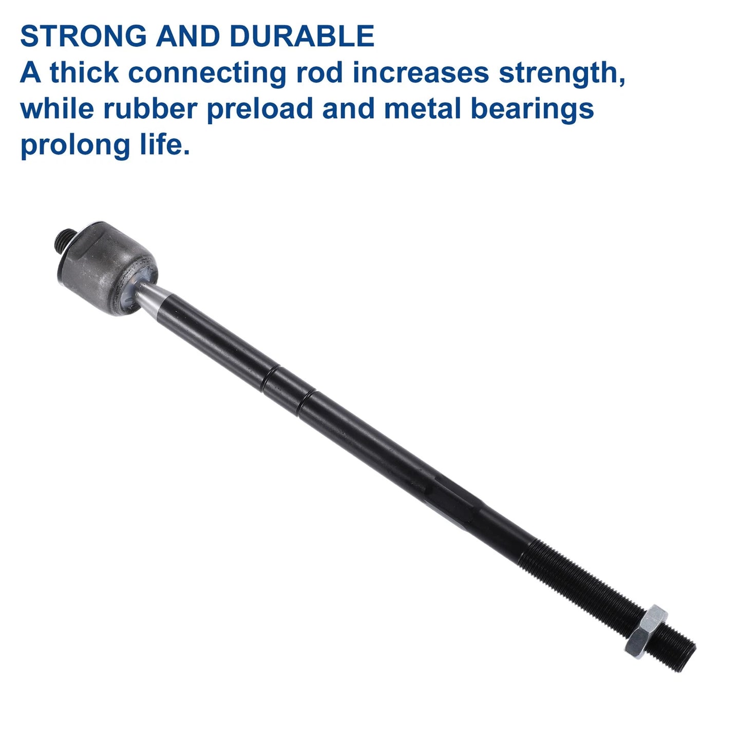 6 Pcs Front Inner Outer Tie Rods for Ford Escape (2005-2009) with Boots