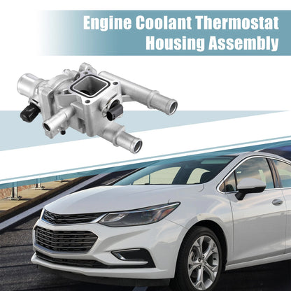 Engine Coolant Thermostat Housing Assembly for Chevy Sonic (2012-2016)