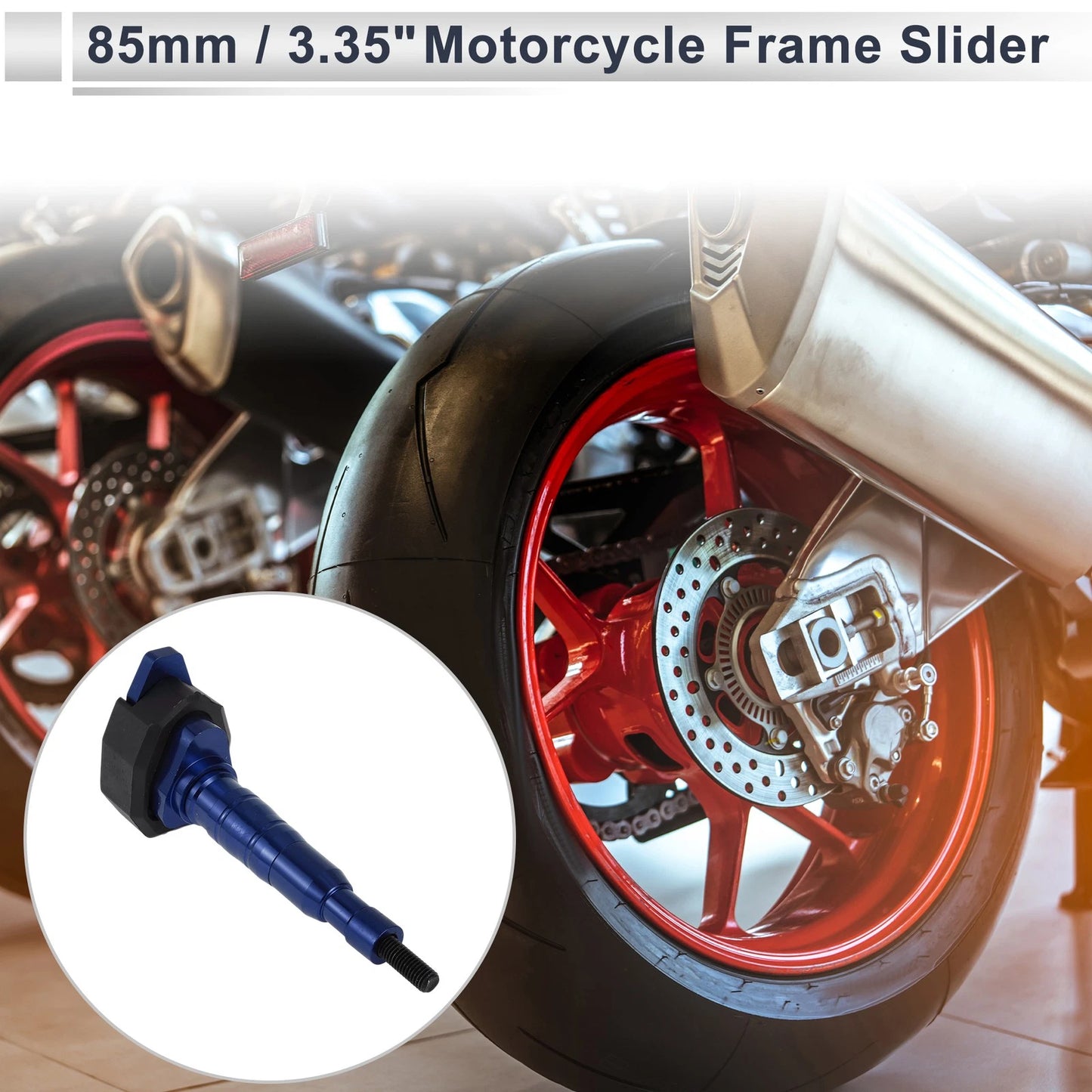 Frame Bolt / 10mm Aluminum Alloy Slider Bolt for Motorcycle