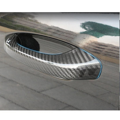 100% Carbon Fiber Outer Door Handles Cover Trim For Porsche Cayenne 2018-2021