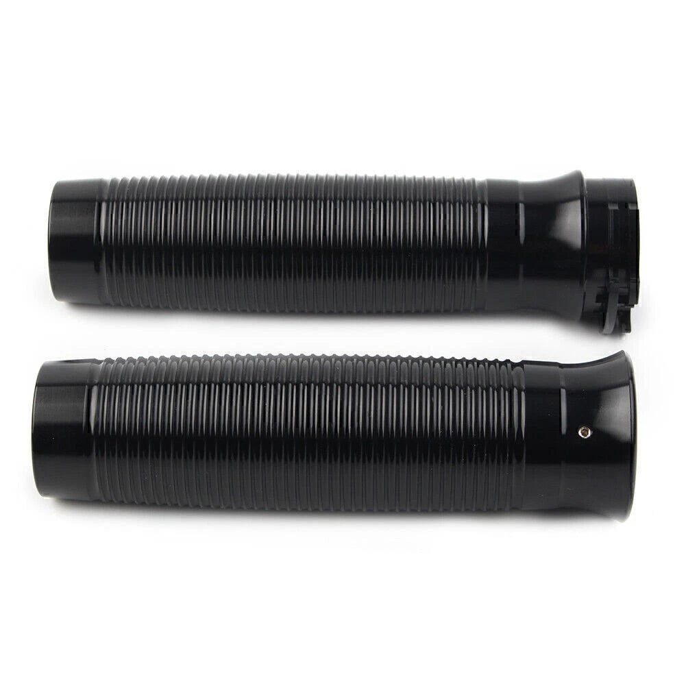 25mm Black Motorcycle Handlebar Hand Grips for Harley Bobber Chopper