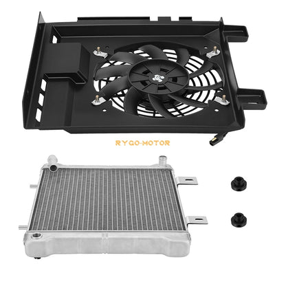 Aluminum Radiator & Cooling Fan & Shroud for Polaris Sportsman (2000–2004)