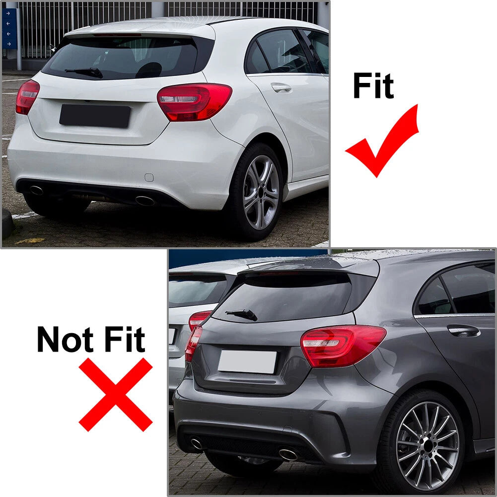 Rear Bumper Side Splitters for Benz A Class W176 A180 A200 A250 (13-18)