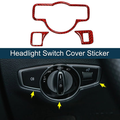 Headlight Switch Covers for Mercedes-Benz A B C E G Class CLA Type-C