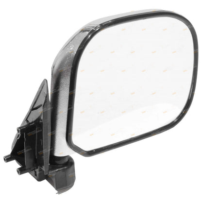LH+RH 2 x Chrome Manual Door Mirror Pair for Toyota Hiace (1989–2005)