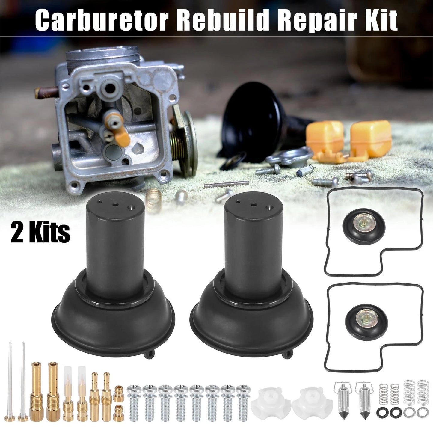 2 x Kits Carburetor Repair Parts for Honda Shadow VLX 600 (1994–2003)