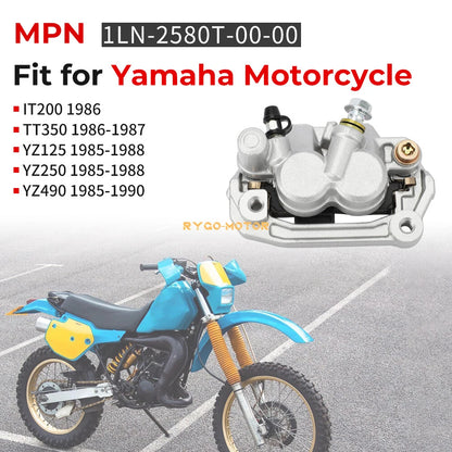 Front Brake Caliper with Pads for Yamaha YZ125 YZ250 YZ490 (1985–1990)