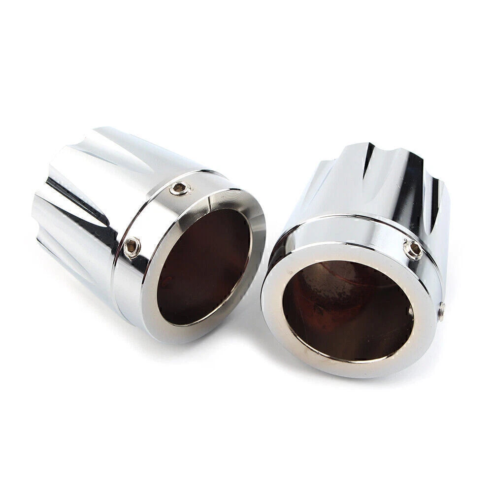 CNC Front Axle Nut Covers for Harley Dyna, Fatboy, Electra, Street Glide, Road King