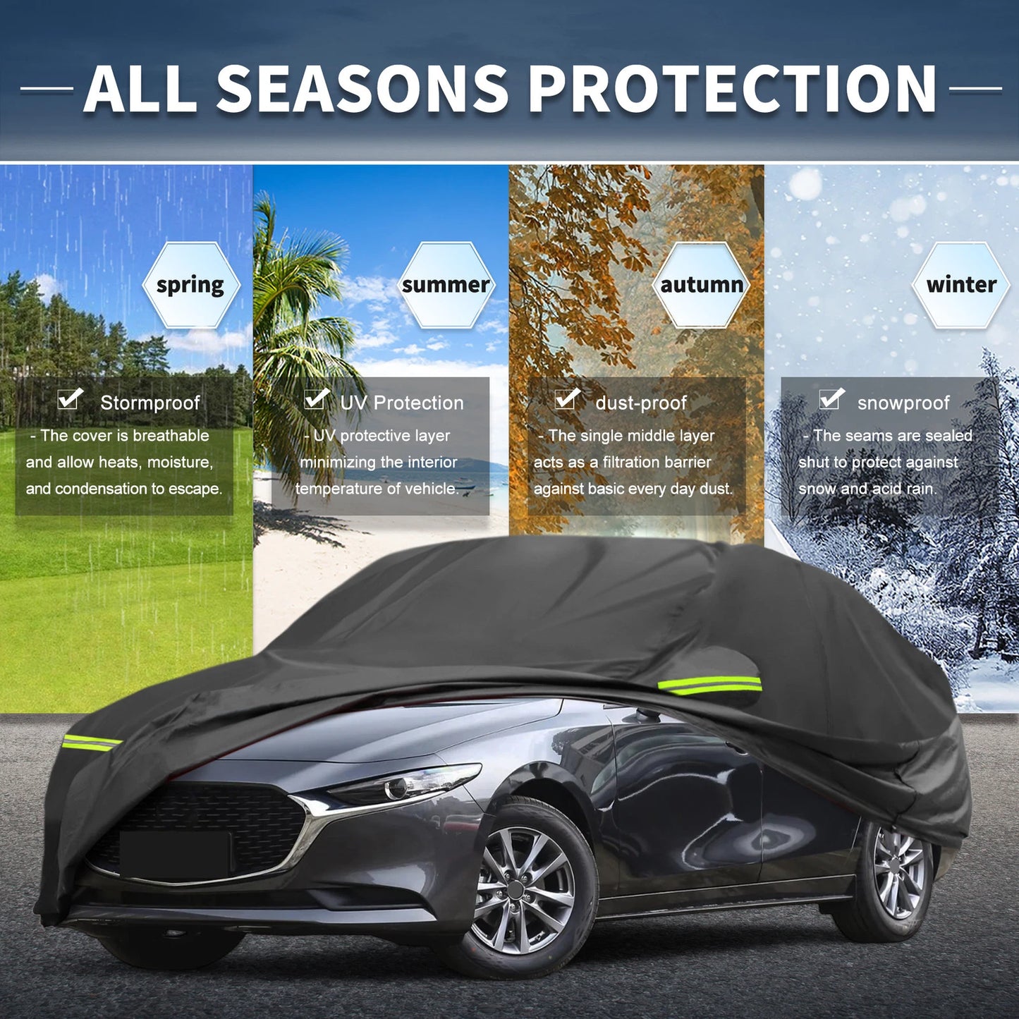 Waterproof Car Cover for Mazda 3 (2013-2021)