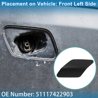 Front Left Washer Nozzle Cover for BMW X6 2015-2019 - Unpainted