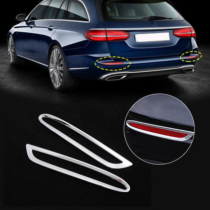 Rear Foglight Trim Tail Lamp Covers for Mercedes Benz W212 W213 (2010-2022)