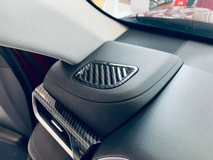 Dashboard Air Vent Carbon Fiber Outlet Cover for 2020-2023 Toyota Highlander (2020-2023)