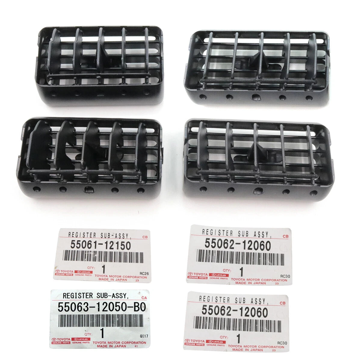 Air Vent Set for Toyota Corolla Hatchback AE100 AE104 CE105 EE102 106 1991-1997