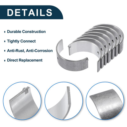 8 x Connecting Rod Bearings for Toyota Corona