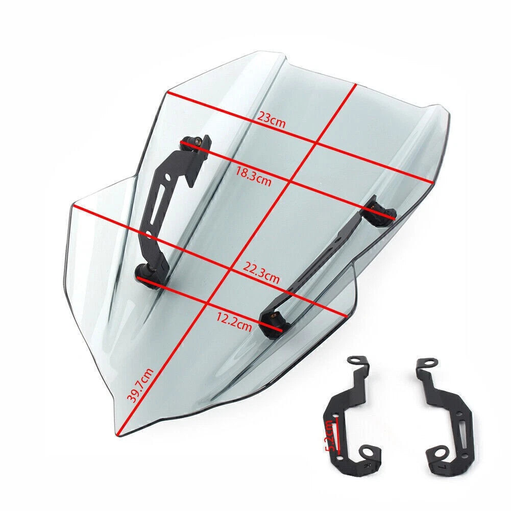 Kawasaki Z400 Black Front Windscreen Windshield (2019-2021)