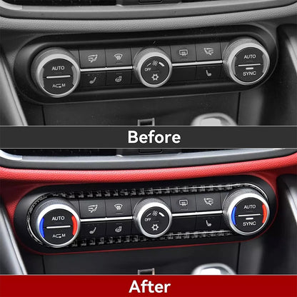 AC Switch Panel Cover Frame for Alfa Romeo Giulia Stelvio (2016-2023)