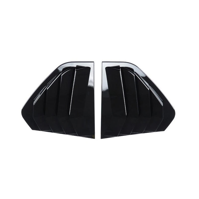 ABS Gloss Black Rear Side Window Quarter Louver Cover for Golf MK8 (2021–2023)