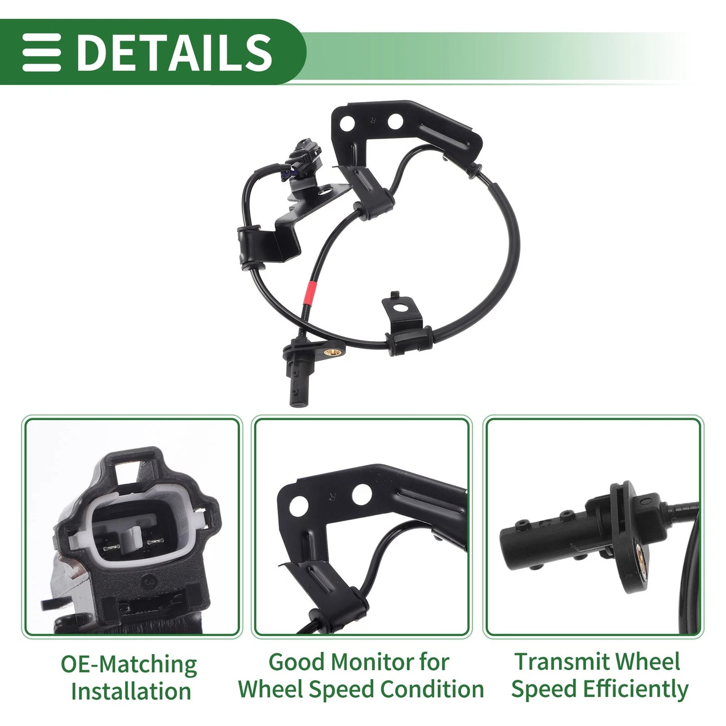 ABS Wheel Speed Sensor for Hyundai Santa Fe Right Rear (2001-2006)