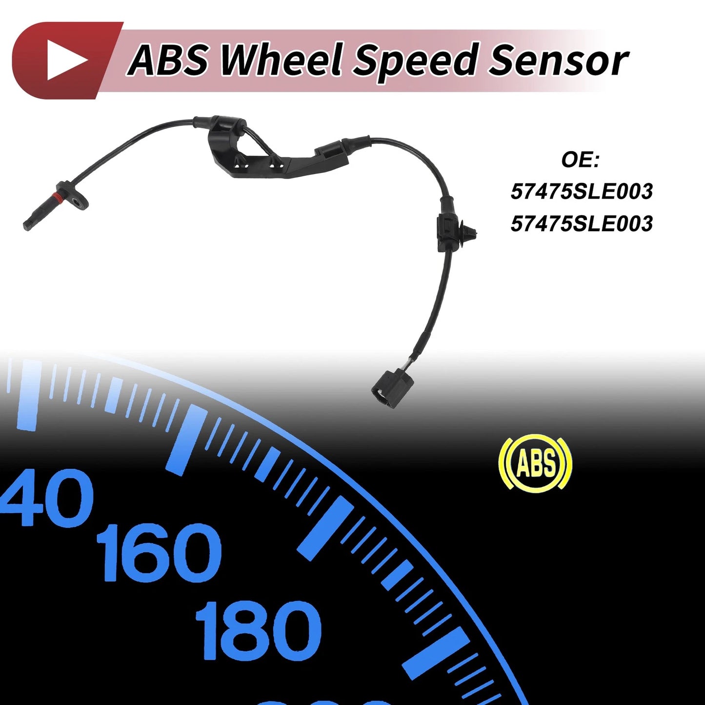 ABS Wheel Speed Sensor for Honda Odyssey Rear Left (2005-2010)