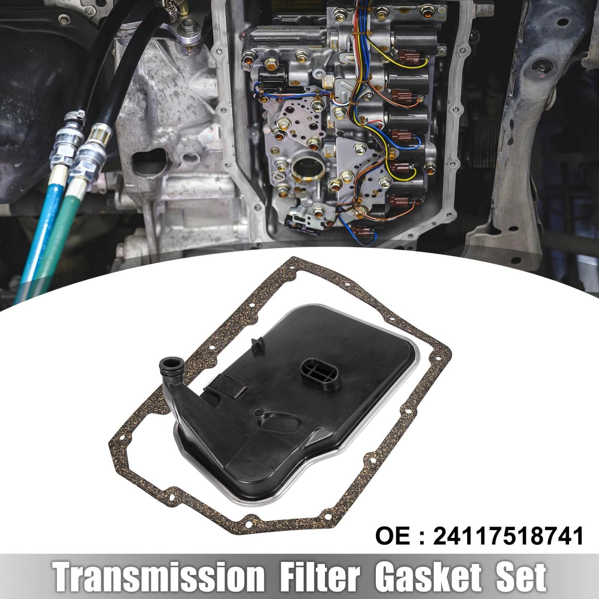 Transmission Filter Oil Pan Gasket Set for BMW Mini Cooper (2002-2006)