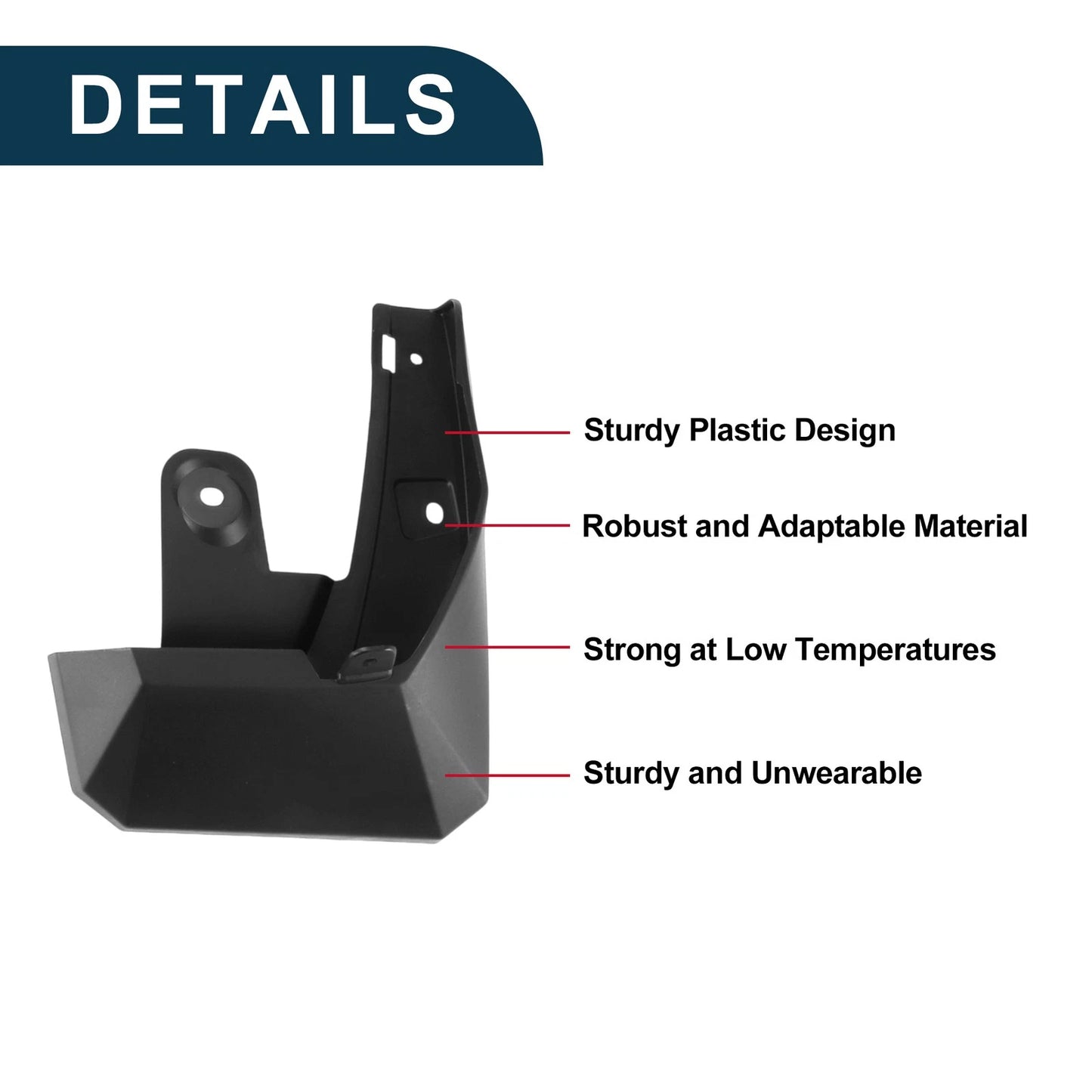 Mud Flaps Splash Guards / 1Set / Mud Guards for Toyota RAIZE (2020–2022)