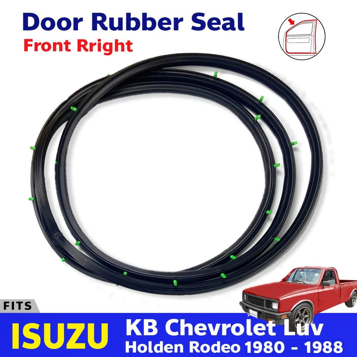 Weatherstrip Door Rubber Seal FR Fits Isuzu KB Holden Rodeo Pickup UTE 80-88 D11
