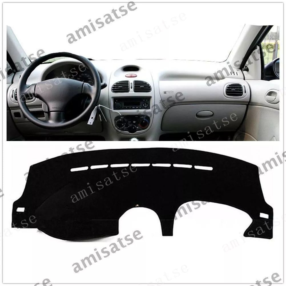 Dash Mat for Peugeot 206 Dashboard Cover Pad Anti-sun Anti-cracking (2000-2012)