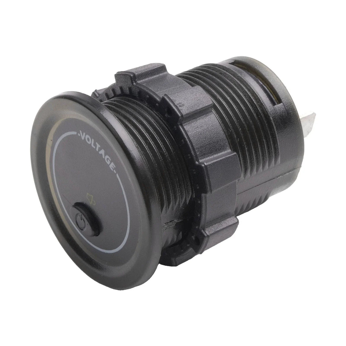 LED Panel Voltage Meter Low Voltage Alarm for Boat/Motorbike 12V/24V
