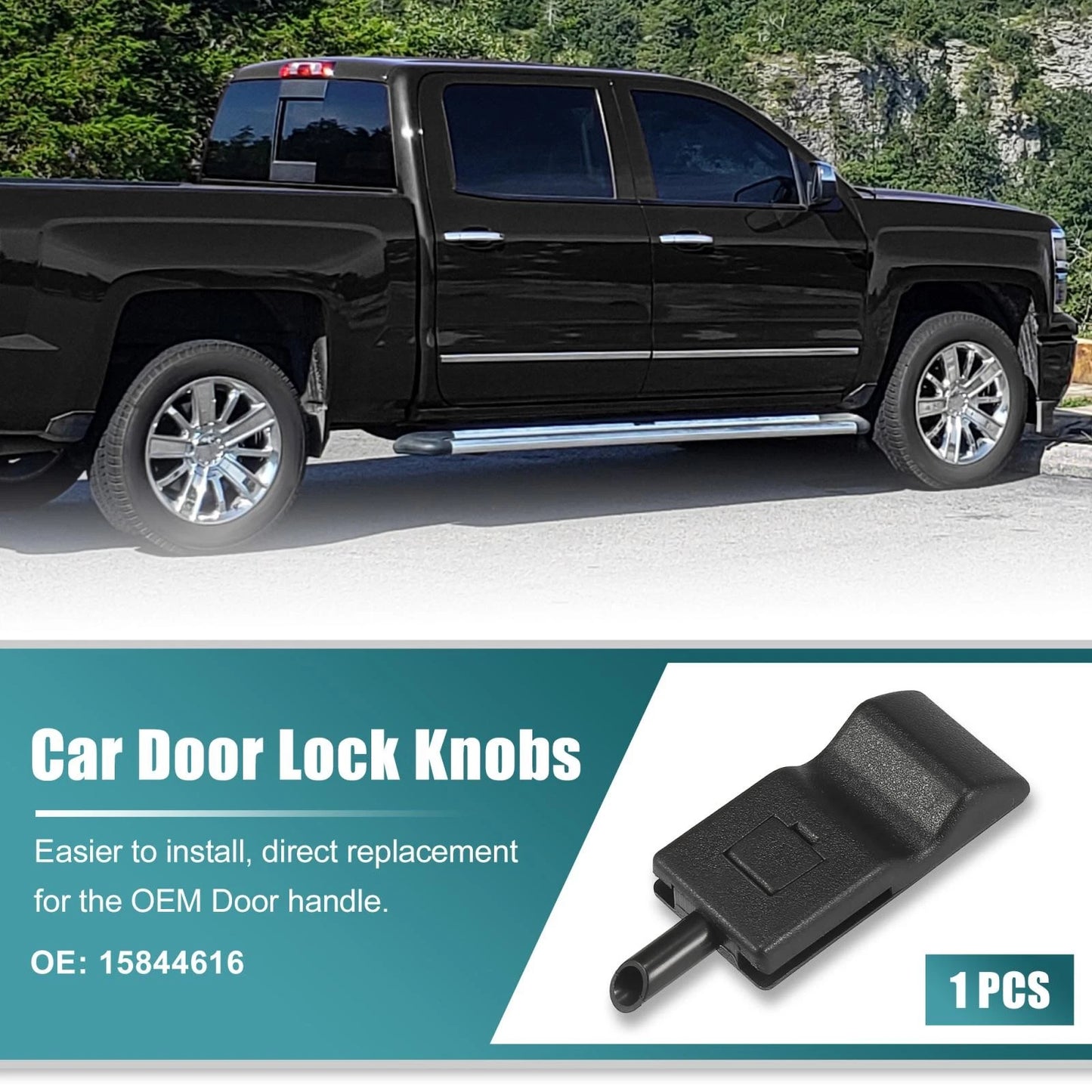 Front or Rear Interior Door Lock Knob Pull Pins for Chevrolet