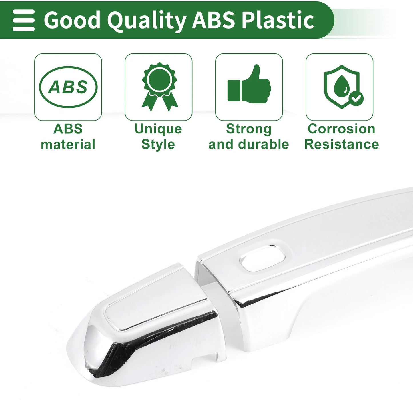 Door Handle Cover Trim for Chevrolet Equinox Silver Tone
