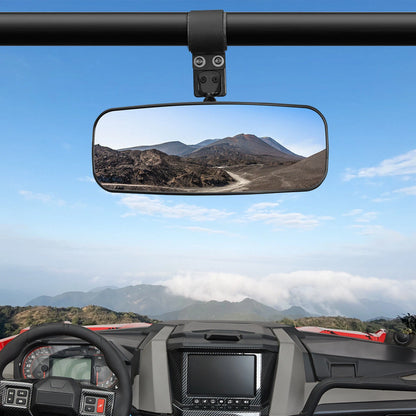 1.75" ATV Center Rear View Mirror for Arctic Cat & Polaris
