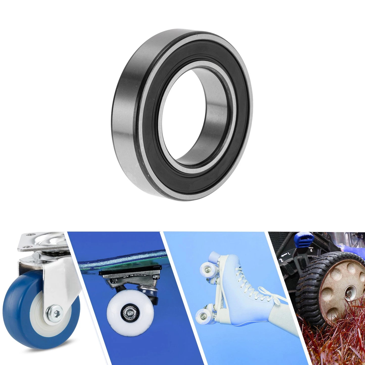 6007VV Deep Groove Ball Bearings 35x62x14mm for 6007VV