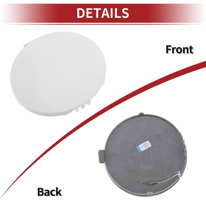 Front Bumper Tow Hook Cover for BMW X5 F15 2014-2018 (2 x Covers) White