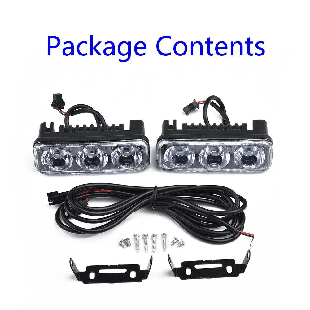New Parts Light Super White Work 3LED Daytime Fog Lamp