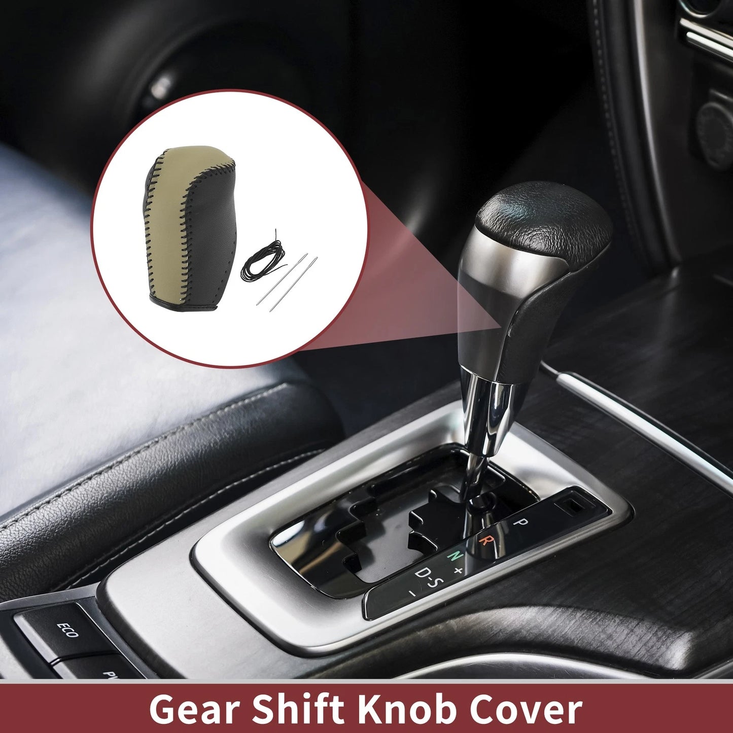 1Pc Gear Shift Knob Cover for Toyota Corolla (2014–2018)