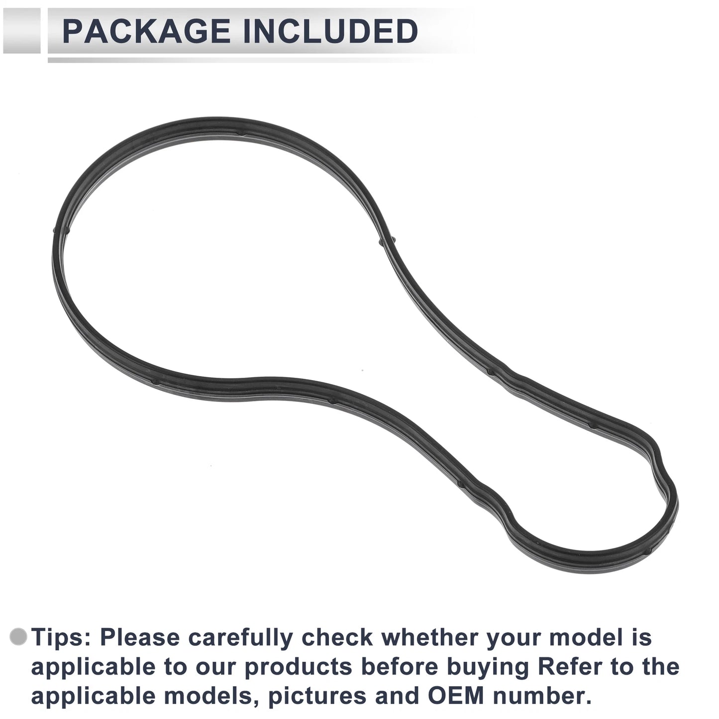 Water Pump Gasket for Chevrolet Sail3 Rubber 1Pc Engine