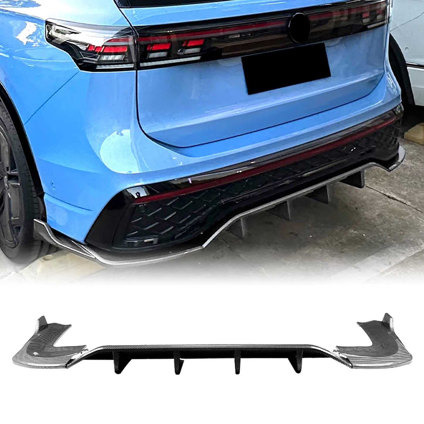 Rear Bumper Diffuser Lip for VW Tiguan MK3 (2024-2025)