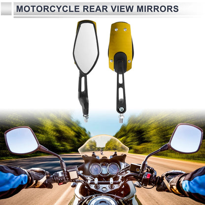 2 x M8/M10 Rear View Mirrors for Motorcycle