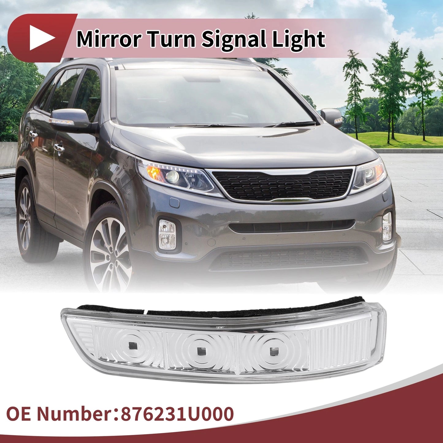 Front Right LED Turn Signal Light for Kia Sorento (2011-2015)