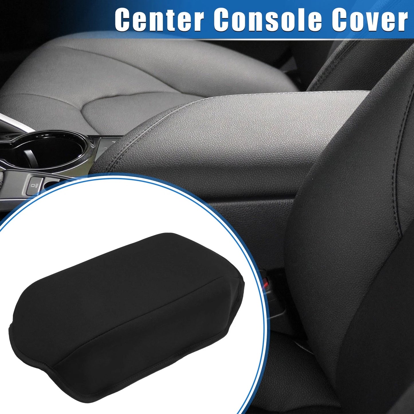 Armrest Protector Cover Pad for Jeep Renegade (2015-2021) Neoprene Black