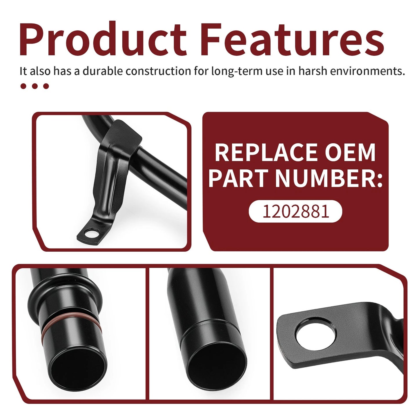 Oil Fill Tube for Polaris RZR 4 800 / RZR S 800 (2009–2014)