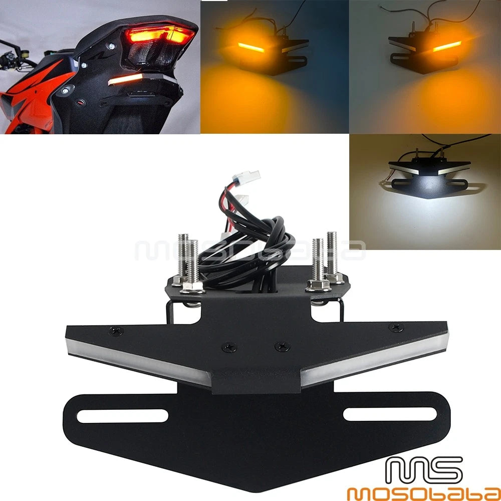 Tail Tidy Fender Eliminator w/LED Turn Signal Lights for KTM 390 Duke (2017-2023)